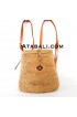 Backpack Ata Rattan Grass with Leather Strap Full Handmade